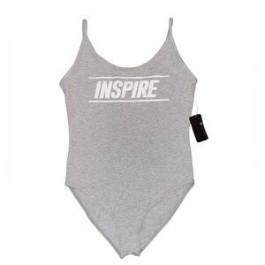 Forever 21 Gray bodysuit